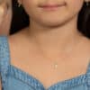 Superstar Diamond Necklace with Japanese Akoya Pearl (Minimalistic)