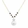 Superstars Diamond Mangalsutra with Pearl Drop/ 6 beads
