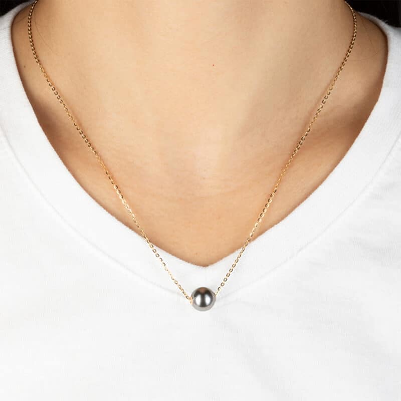 Tahitian Floating Pearl Necklace