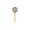 Tahitian Pearl Ring with Gold Band