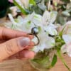 Tahitian Pearl Ring with Gold Band