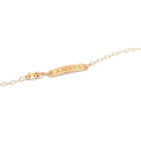 Teddy Name Plate Bracelet (Children)