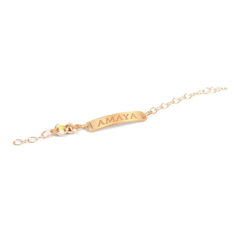 Teddy Name Plate Bracelet (Children)