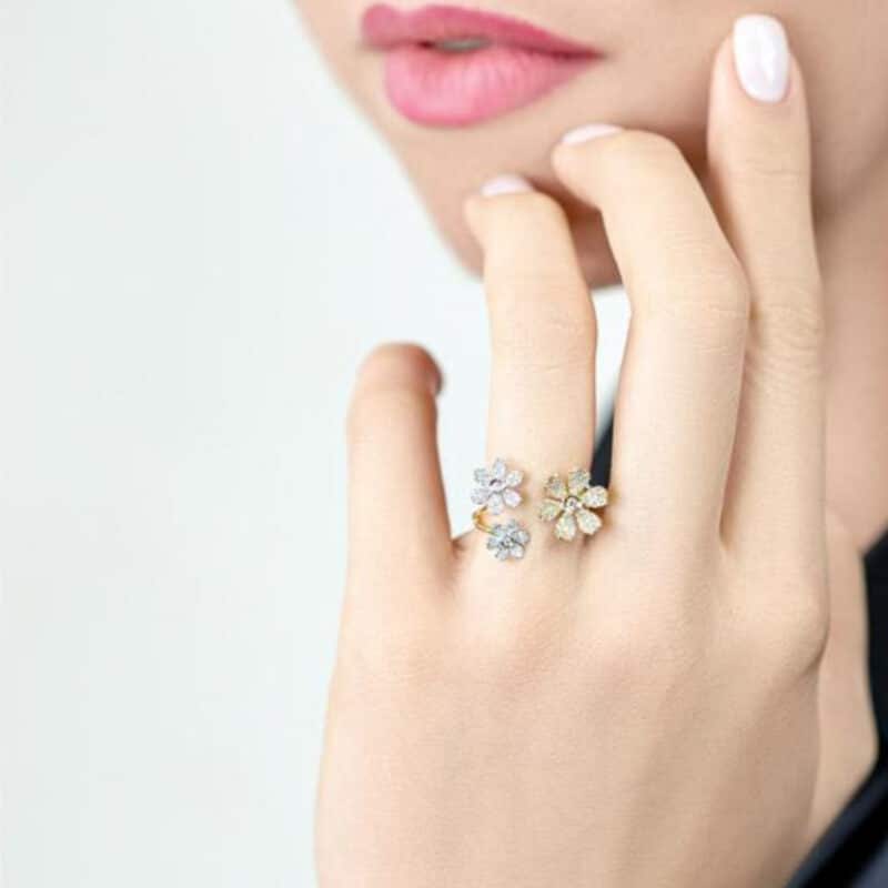 Three Flower Ring