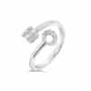Toi Et Moi Square and Oval Diamond Ring