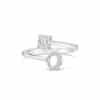 Toi Et Moi Square and Oval Diamond Ring