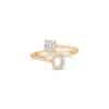 Toi Et Moi Square and Oval Diamond Ring