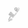 Toi Et Moi Trapezoid and Pear Diamond Ring
