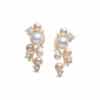 18K Waterfall Pearl Earrings