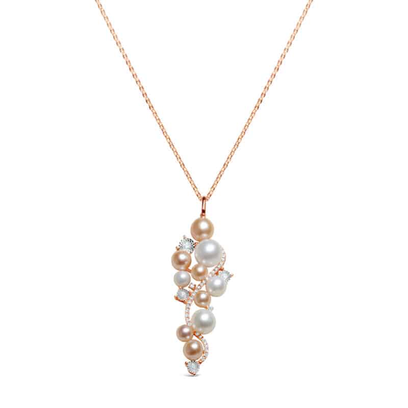 Waterfall Pearl Necklace