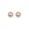 Freshwater Pearl Ear Studs/ Creamy White