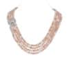 Victoria 4 Strands Multi-Colour Pearl Necklace
