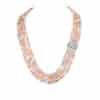 Victoria 4 Strands Multi-Colour Pearl Necklace