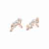 18K Waterfall Pearl Earrings