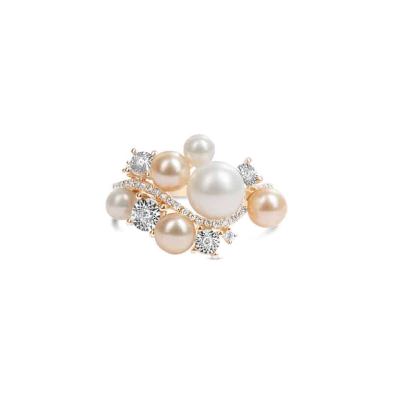 Waterfall Pearl Ring