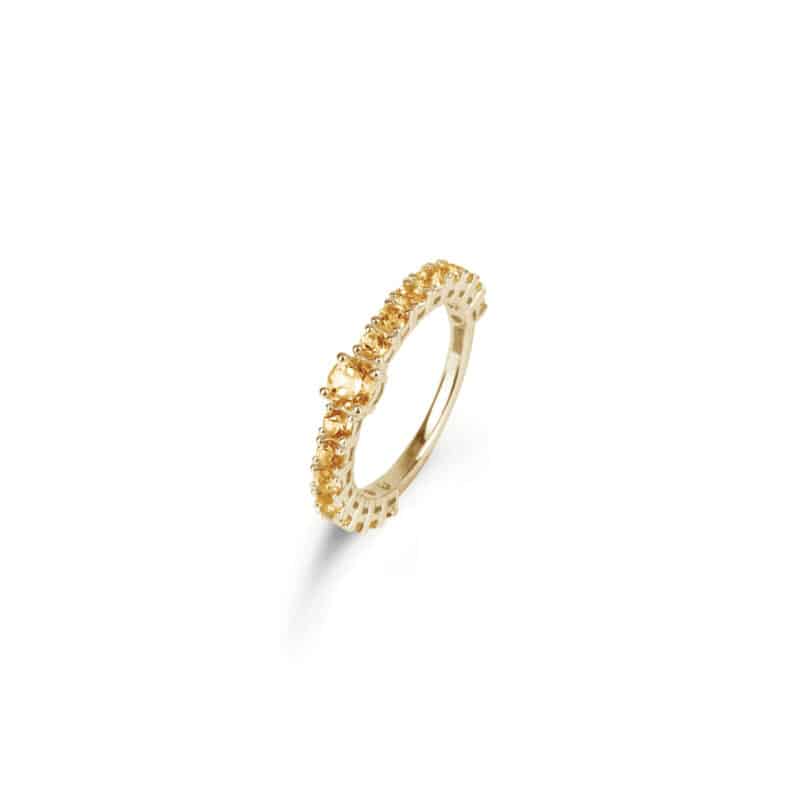 Yellow Topaz Pop Ring