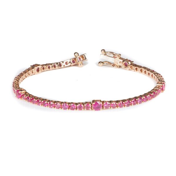 Ruby Tennis Bracelet/ July