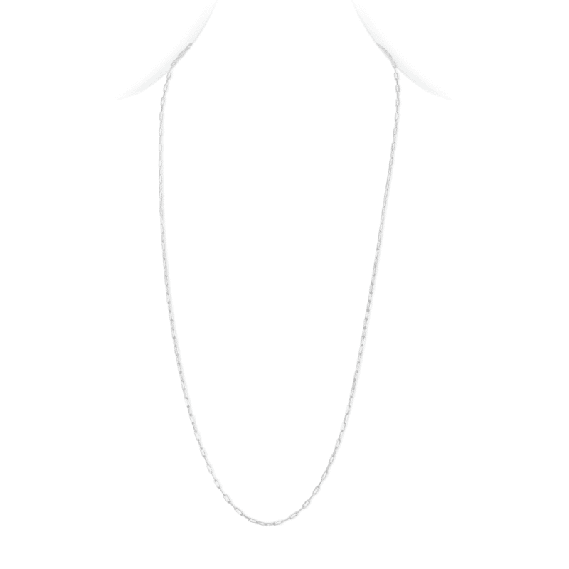 Silver Chain/ Medium Paperclip