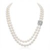 Double Oval Strands with Square Clasp