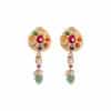 Navratna Polki Choker + Earring Set