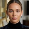 Kate Diamond Pearl Earring / Tahitian / WG