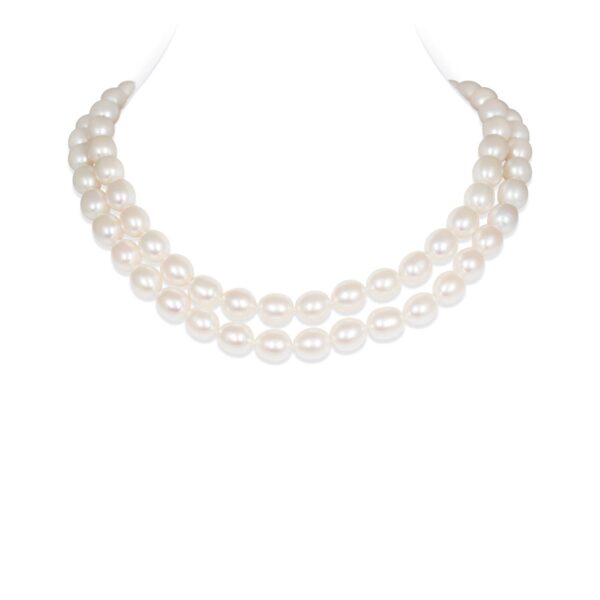 Selina Oval Pearl Choker 2 strand