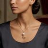 Lunar  Zodiac Pearl Pendant - Rooster