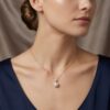 Akari Pearl and Diamond Necklace