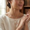 Lunar Zodiac Pearl Pendant - Dog