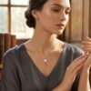 Lunar Zodiac Pearl Pendant - Goat