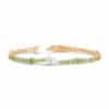 Tsavorite and Diamond Tennis Bracelet
