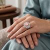 Elegant Radiant Silver Ring