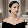 Emily Near Round Pearl Necklace/8-8.5mm