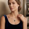 Kate Diamond Pearl Necklace / Tahitian / WG
