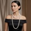 Mina Round Pearl Necklace/ Rope 40 inches