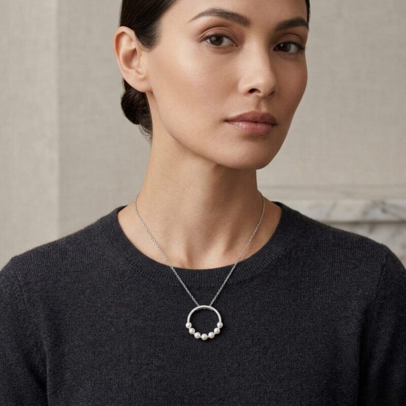 Eternity Pearl Necklace