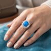 Elegant Radiant Silver Ring