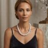 Anna Round Pearl Necklace / 10-12mm / 21 Inches