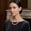 Anna Edison Pearl Necklace/ Moonstone/ 22-23 inches
