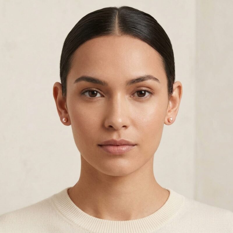 Edison Lavender Pearl Ear studs/ Premium