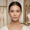 Oval Pearl Drop Earrings (with Diamond)