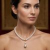 Emi Pearl & Diamond Pendant