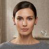 Edison Dark Pearl Ear Studs/ metallic overtone