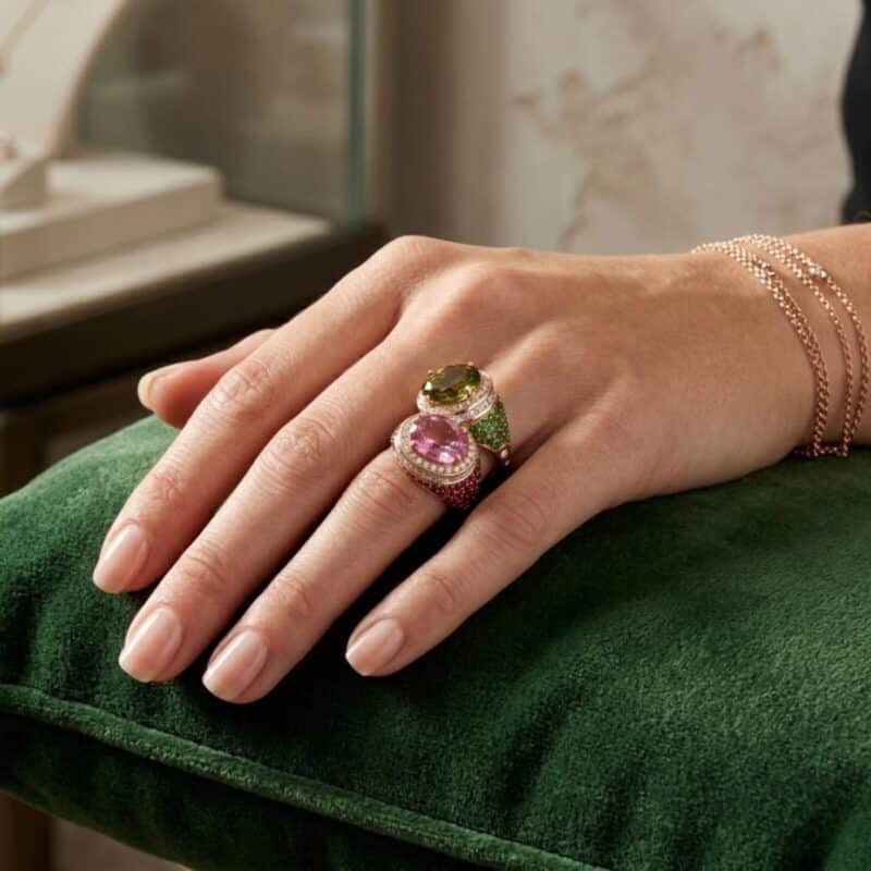 Double Sparkling Ring (Statement)
