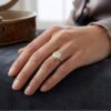 Nitya  Oval Diamond  Solitaire Ring