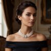 Joyce 3 Strands Oval Pearl Necklace
