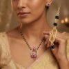 Ruby Blossom Mangalsutra