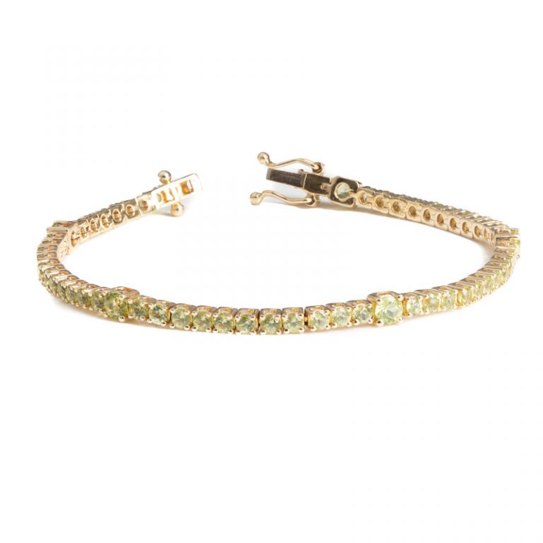 Peridot Tennis Bracelet/ August