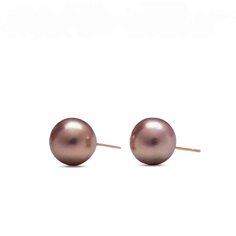 Edison Lavender Pearl Ear Studs