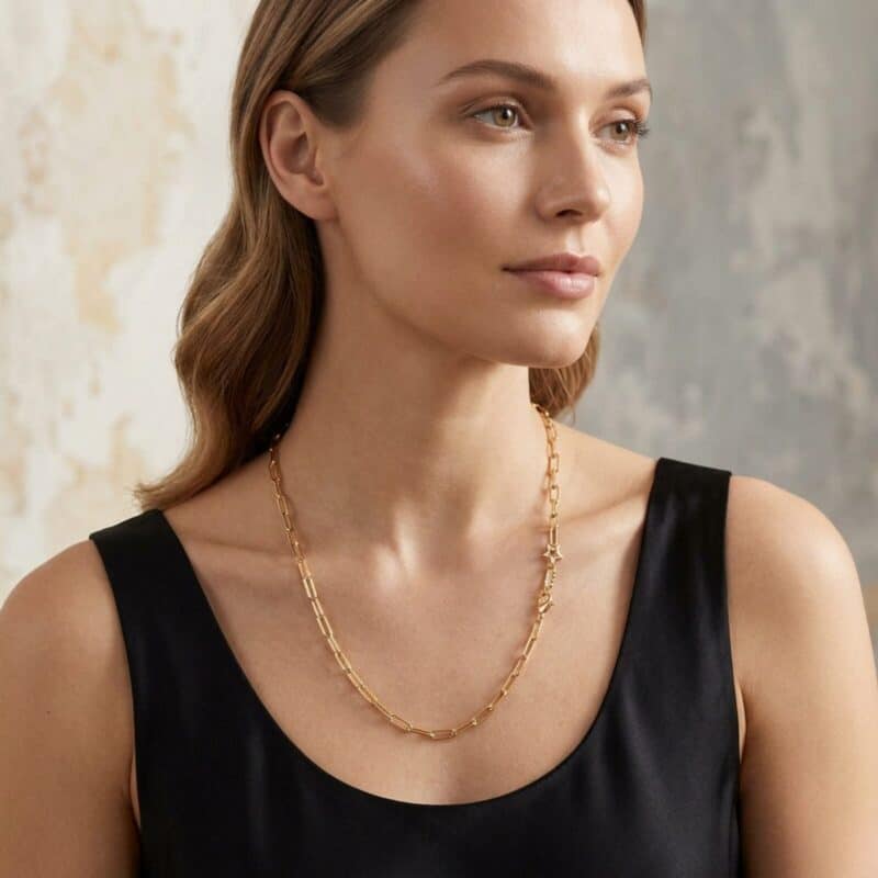 Paperclip Star Chain